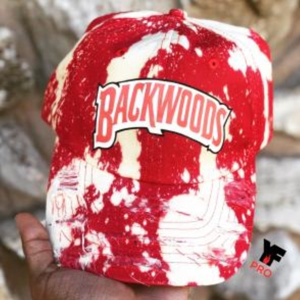 Vibrant Red and White Baseball Hats